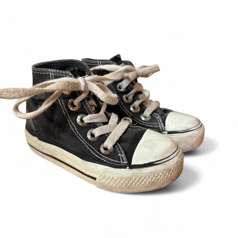 Vintage toddler grunge black hightop